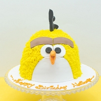 Yellow Bird Theme Birthday Cake for Kids 1.2Kg